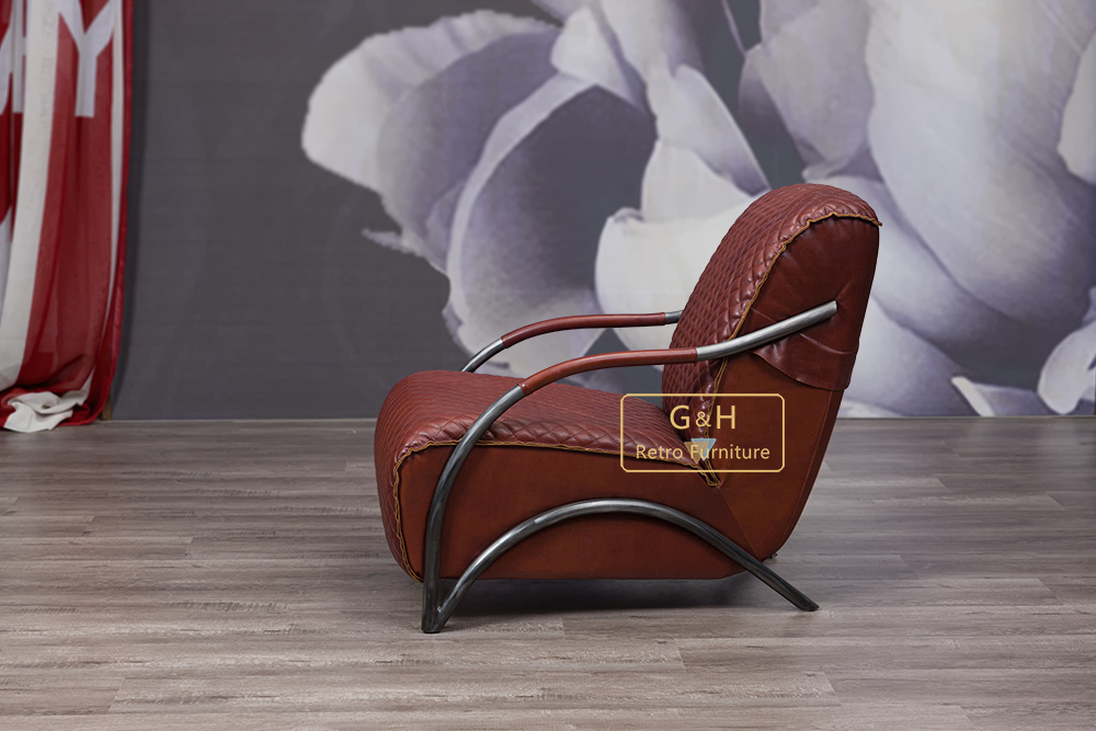 retro leather luxury chair