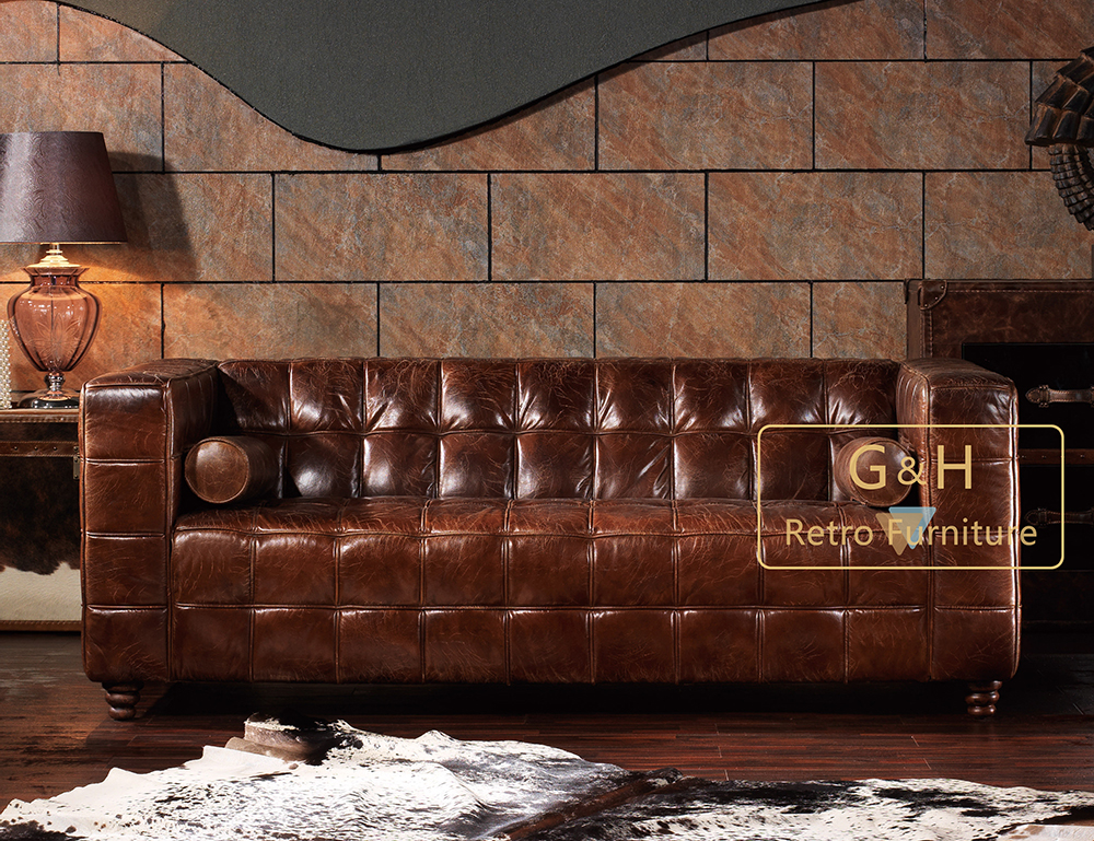 Vintage leather sofa
