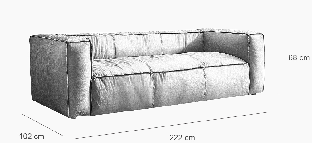 Retro Leather sofa
