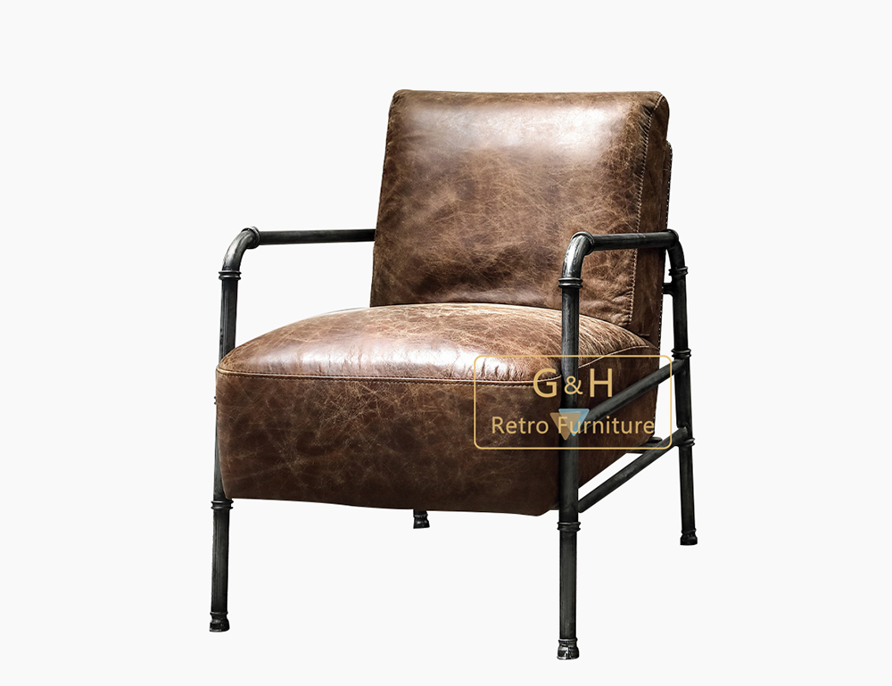 Retro Leather Armchair