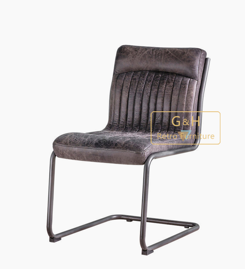 Vintage Leather Dining Chair