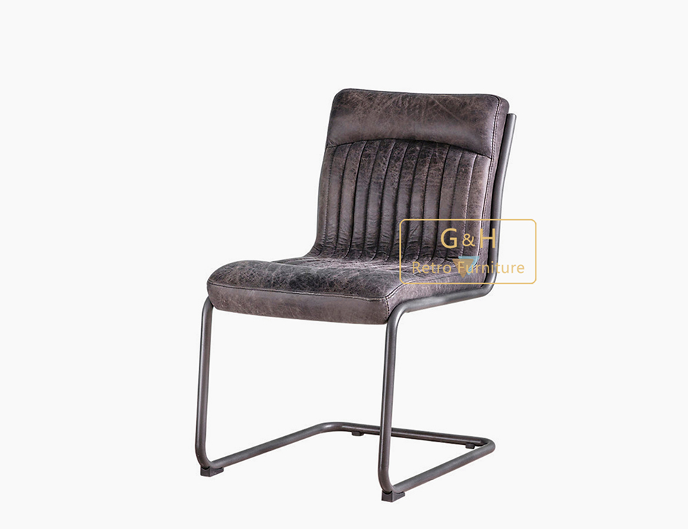 Vintage Leather Dining Chair