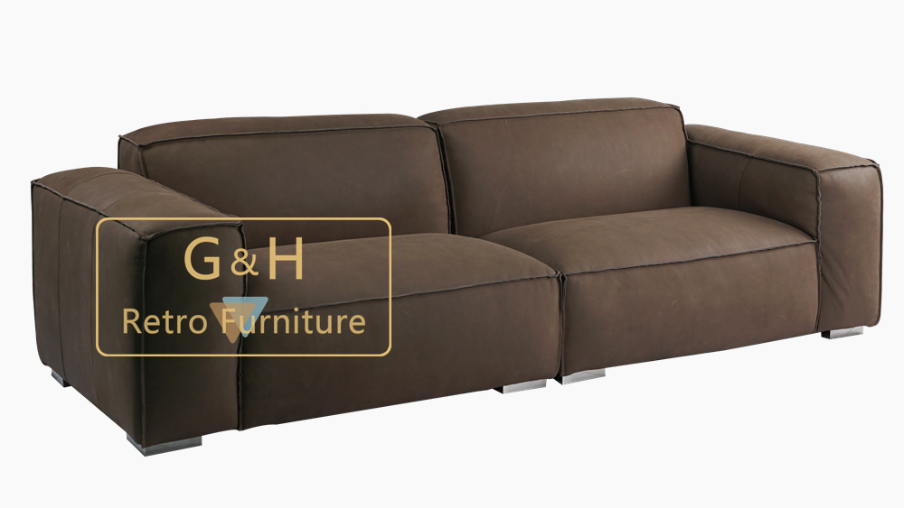 Retro Fabric Sofa Set