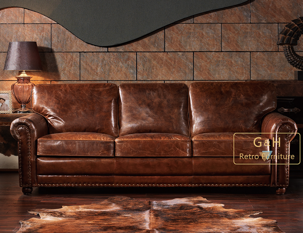 Vintage leather sofa