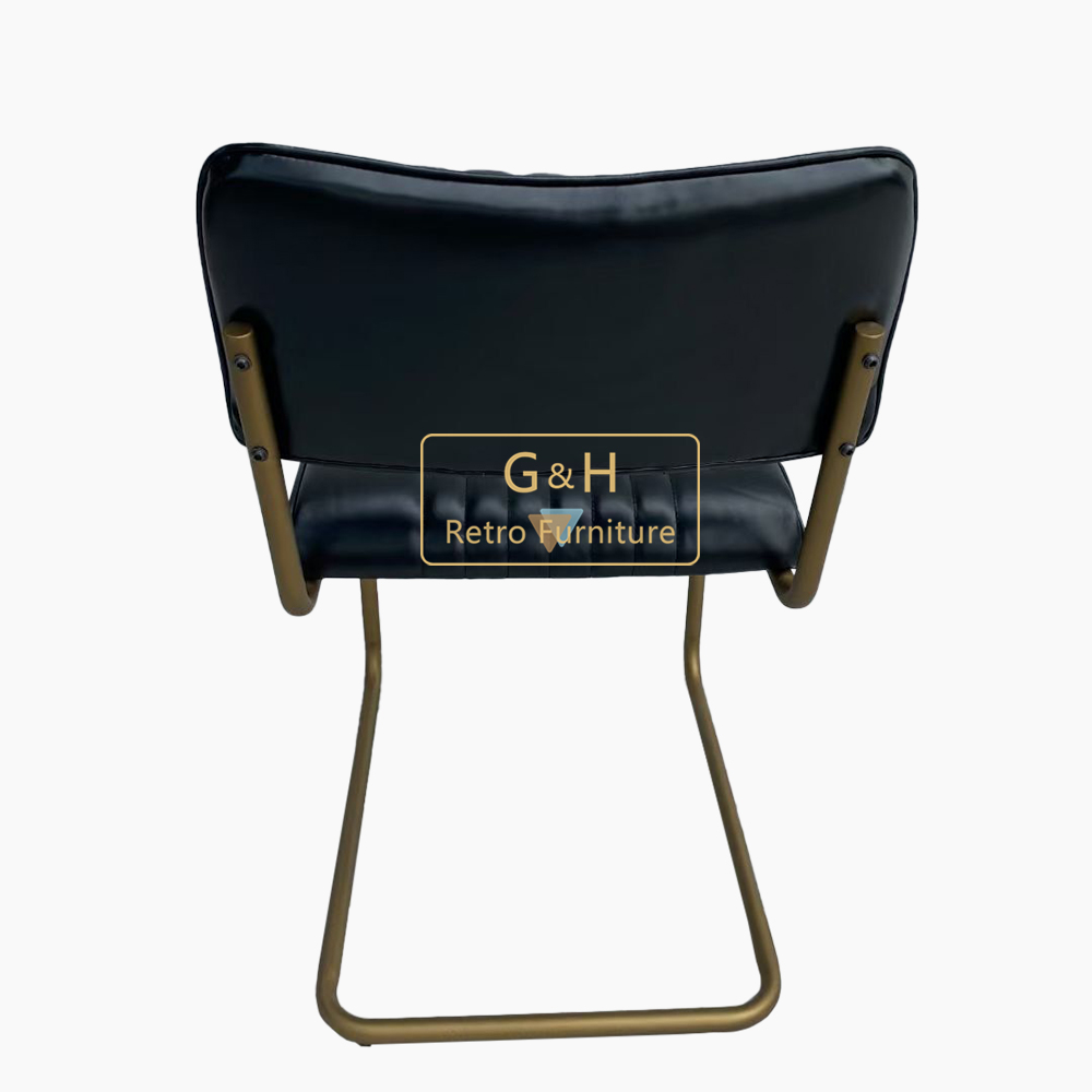 Retro Leather Dining Chair