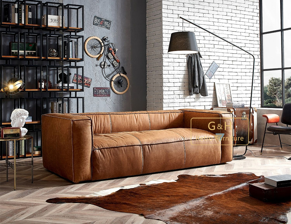 Retro Leather sofa