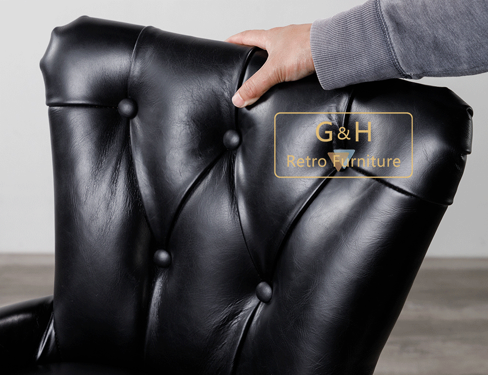 retro leather chair