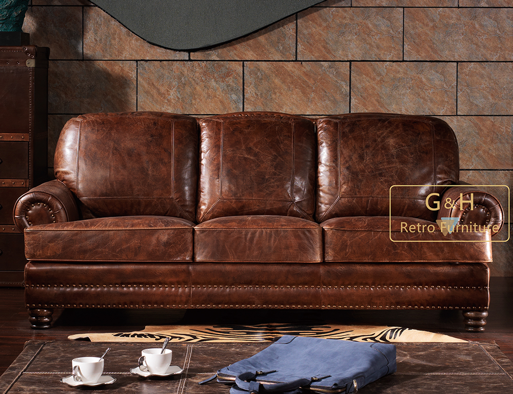 Vintage leather sofa