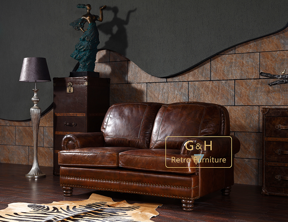 Vintage leather sofa