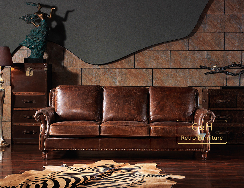 Vintage leather sofa