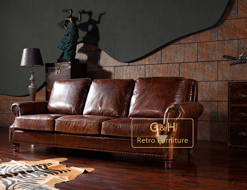 Vintage leather sofa