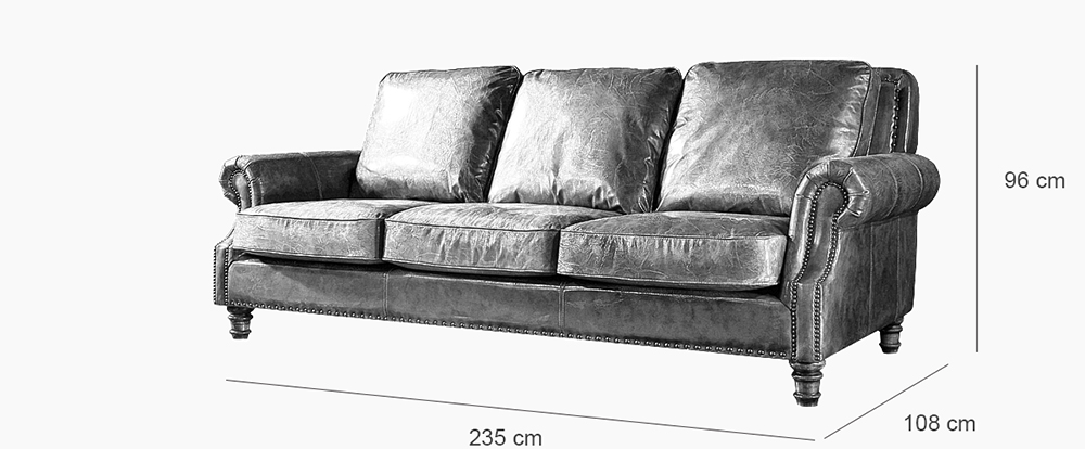 Vintage leather sofa