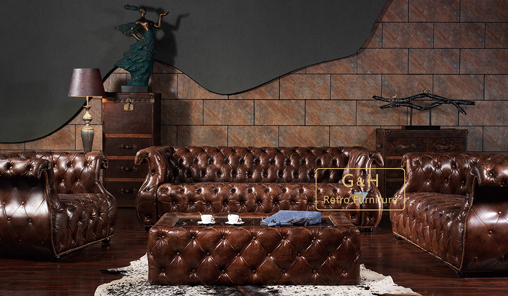 Vintage leather sofa