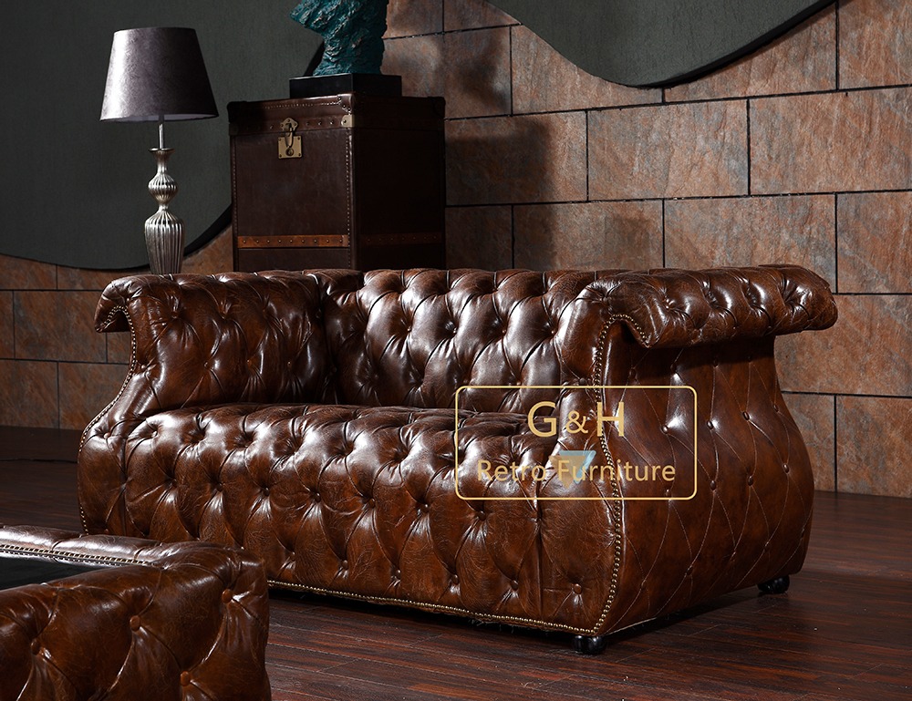 Vintage leather sofa