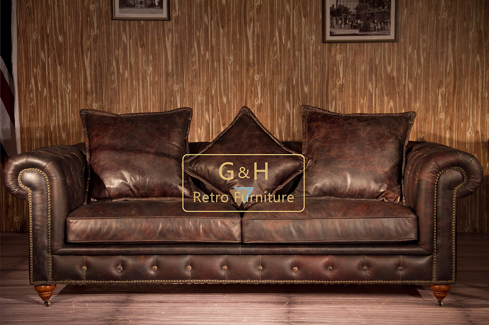 Vintage leather sofa