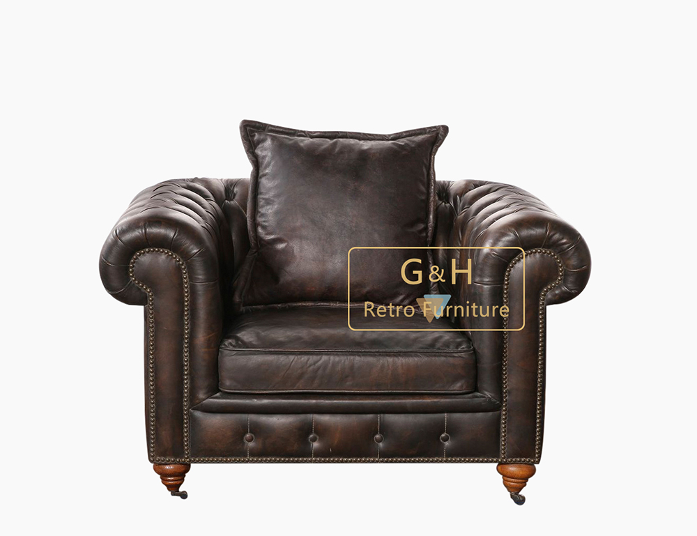 Vintage leather sofa