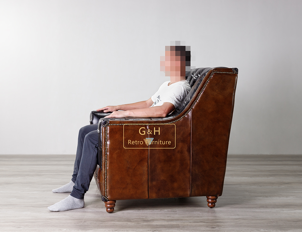 Vintage leather sofa
