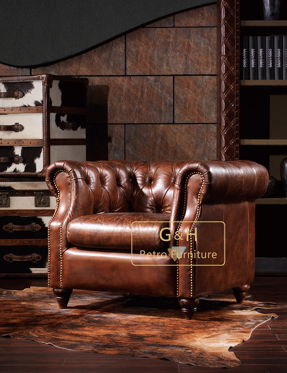 Vintage Leather Armchair
