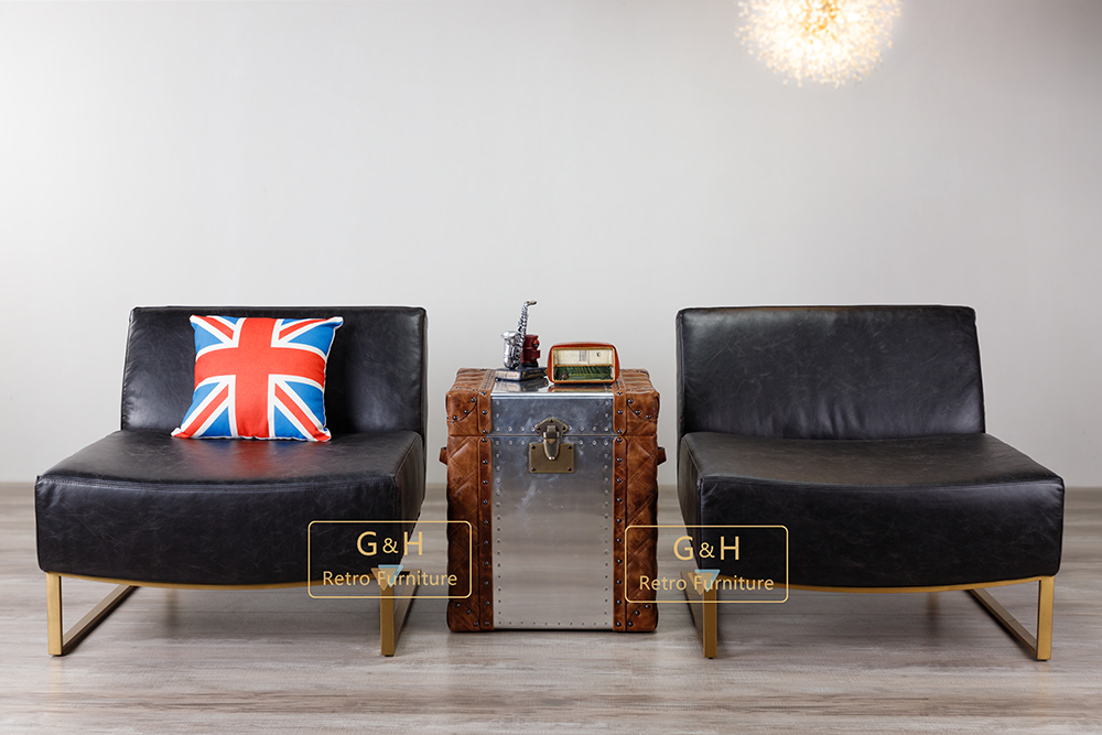Retro Leather sofa chair