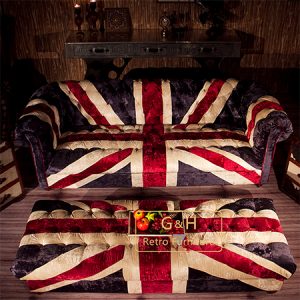 Retro fabric sofa