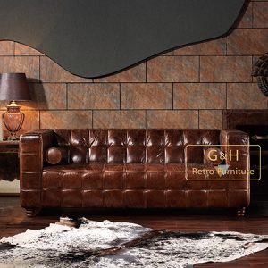 Vintage leather sofa