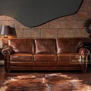 Vintage leather sofa