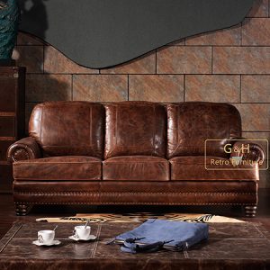 Vintage leather sofa