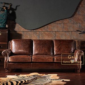 Vintage leather sofa