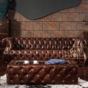 Vintage leather sofa