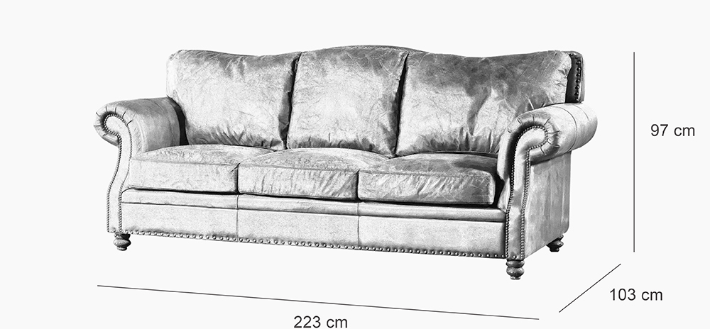 Tan Leather Sofa