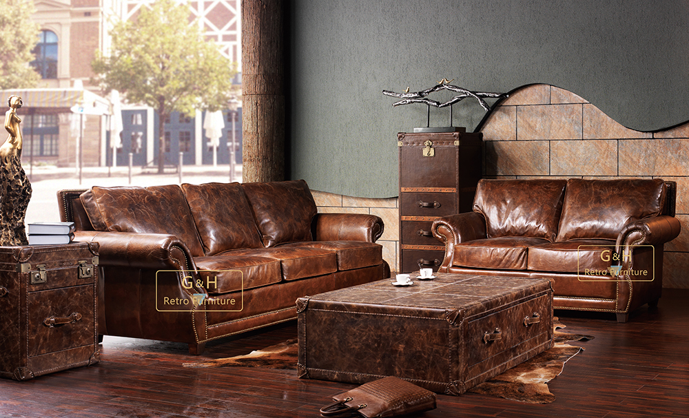 Vintage Leather Sofa