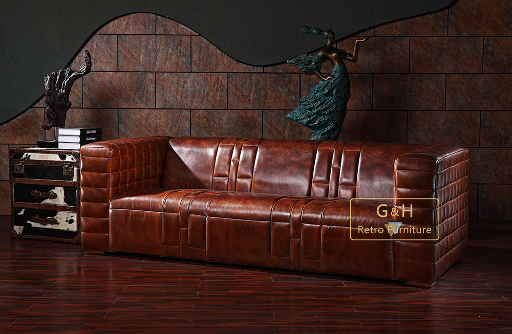 Vintage leather sofa