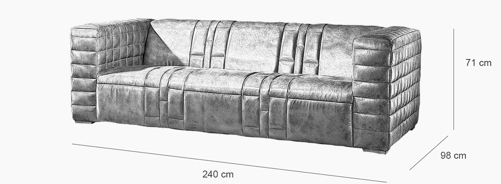 Vintage leather sofa