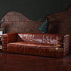 Vintage leather sofa