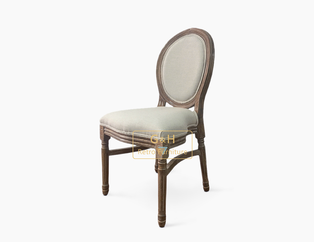 Retro Fabric Dining Chair