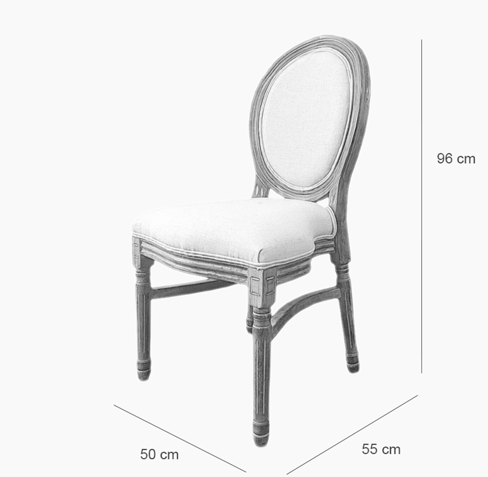 Retro Fabric Dining Chair