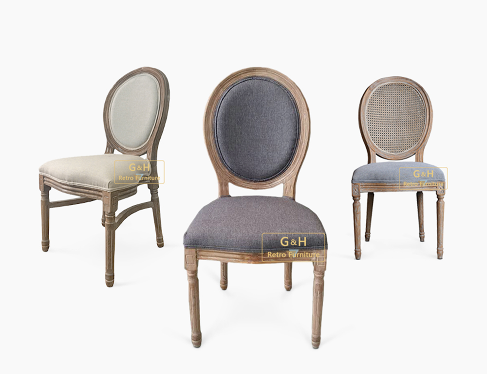 Retro Fabric Dining Chair
