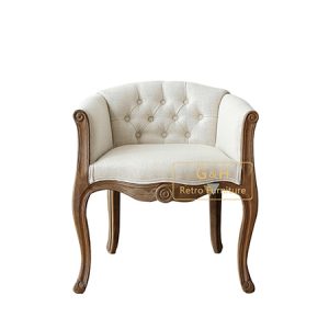 Retro Fabric Dining Chair