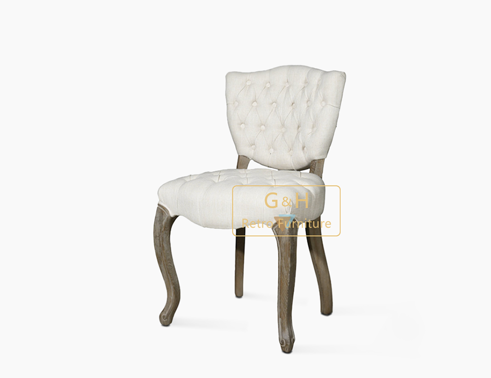Retro Fabric Dining Chair