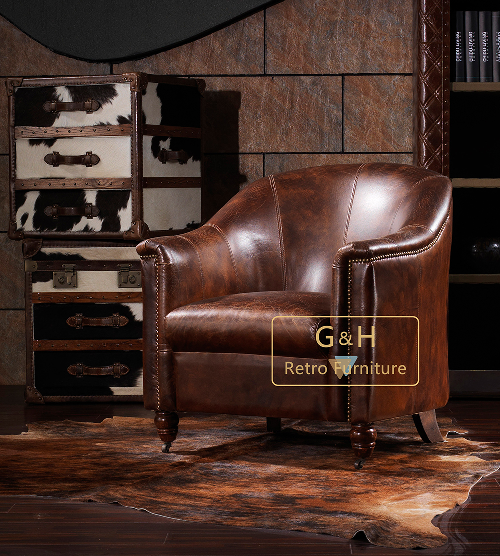 Vintage Leather Armchair