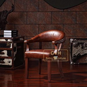 Vintage Leather Dining Chair