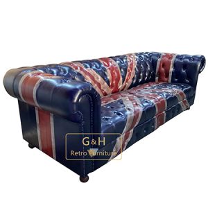 Retro Leather Sofa