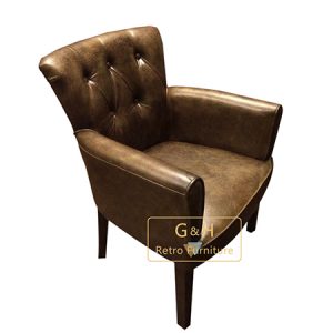Retro Leather Armchair
