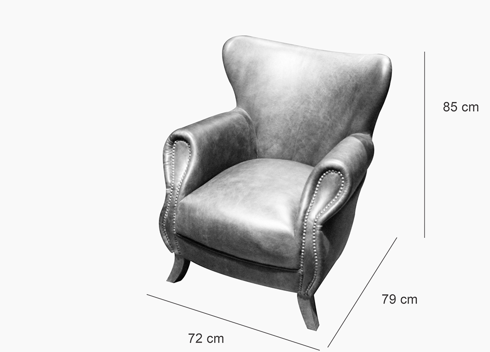 Retro Leather Armchair