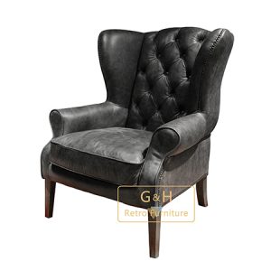 Retro Leather Armchair