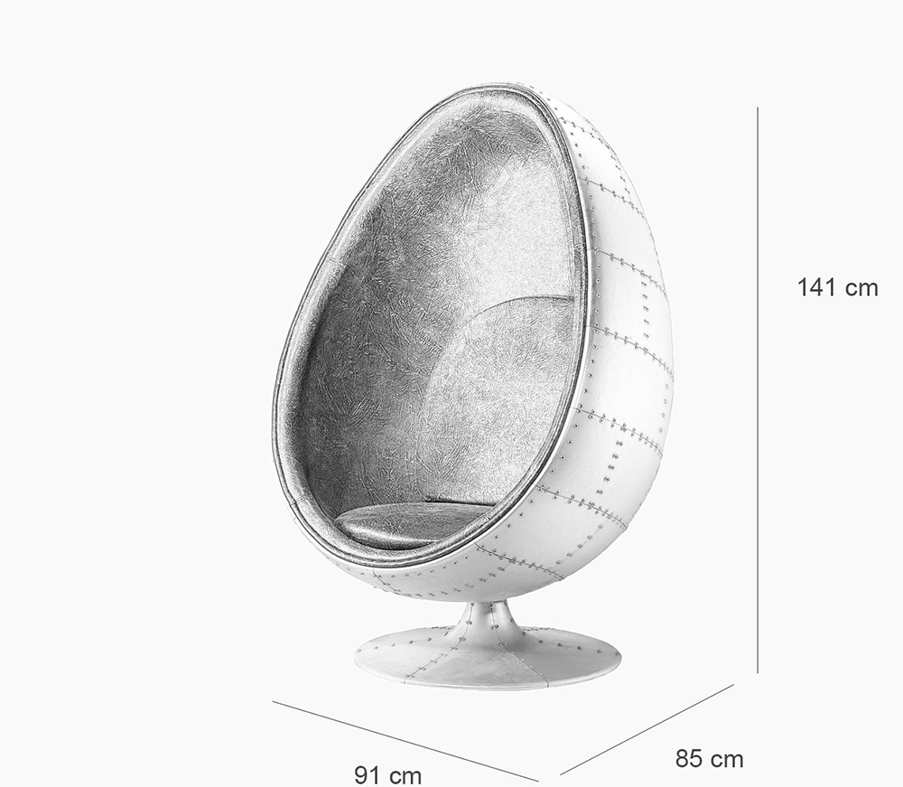 Vintage Industrial Egg Chair
