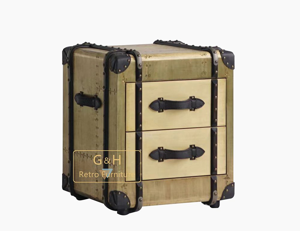Vintage Brassy Trunk