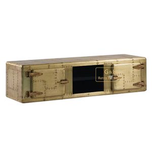 Vintage Brassy TV Stand