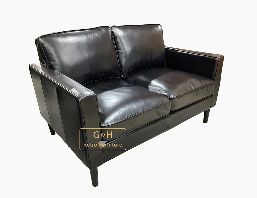 Retro Leather Sofa