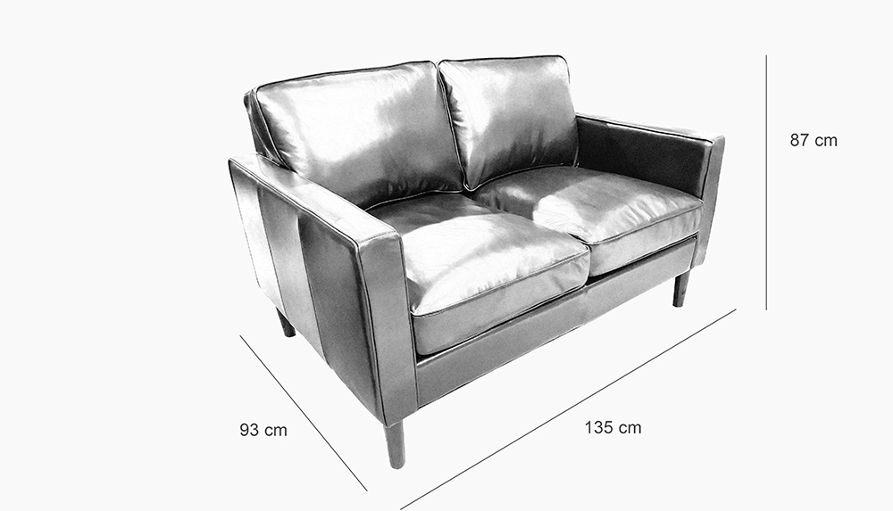 Retro Leather Sofa